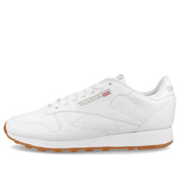 Кроссовки Reebok Classic Leather ' White Reebok Rubber Gum', белый 100008491 | white