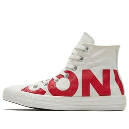 Кеды Converse Chuck Taylor All Star Hi Top LOGO 'White Red', красный 159532c | red