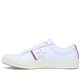 Кеды Converse One Star Piping Low Top In White/Enamel Red/Egret, красный 159694c | red