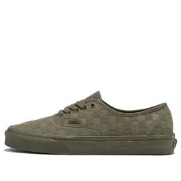 Кроссовки Vans Authentic Mono Checkerboard 'Olive', оливкого-зеленый vn000crqolv | olive green