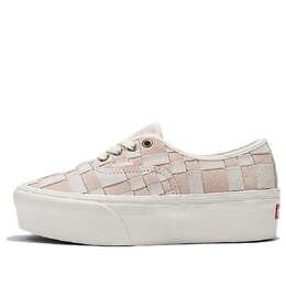 Кеды Vans Authentic Woven check Stackform 'White Pink', белый vn0a5kxxyl7 | white