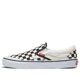 Кроссовки Vans Classic Slip-On 138 Sidestripe 'Black Checkerboard', черный vn000bw3bkc | black