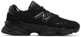 Кроссовки New Balance 9060 'Triple Black Suede Patent', черный u9060zbo | black