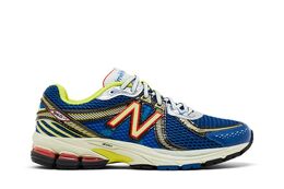 Кроссовки New Balance Aimé Leon Dore x 860v2 'Blue Yellow', синий ml860da2 | blue