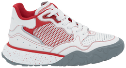 Кроссовки Alexander McQueen Court Trainer 'White Red', белый 705122 wibi5 9937 | white