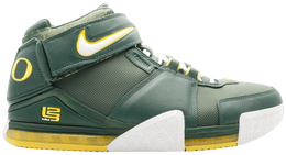 Кроссовки Nike LeBron 2 'Oregon Away' PE, зеленый 309378 037 31 | green