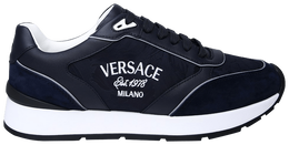 Кроссовки Versace Milano Runner 'Blue Navy', синий 1014457 1a00389 1u130 | blue
