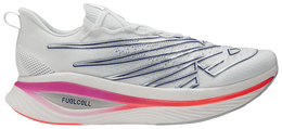 Кроссовки New Balance FuelCell SuperComp Elite v3 2E Wide 'White Blue Magenta', белый mrcelle3 2e | white