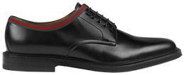 Кроссовки Gucci Web Lace Up 'Black Green Red', черный 472749 azm30 1060 | black