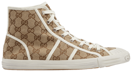 Кроссовки Gucci Signature High Top 'GG Canvas - Beige Ebony', коричневый 786367 fadfr 9746 | brown