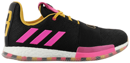 Кроссовки Adidas Harden Vol. 3 'Black Shock Pink', черный eg2416 | black