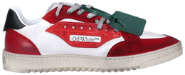 Кроссовки Off-White 5.0 Low 'White Red', белый omia227s22fab002 0125 | white