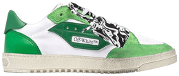 Кроссовки Off-White 5.0 Low 'White Green', белый omia227f21fab001 0155 | white