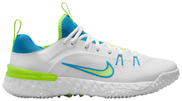 Кроссовки Nike Huarache 9 Elite TF LAX SE 'White Volt Vivid Blue', белый fv6148 100 | white