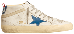 Кроссовки Golden Goose Mid Star 'White Ocean Blue', белый gmf00122 f004765 82374 | white