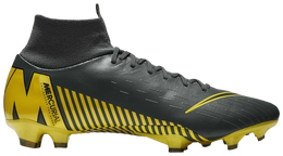 Кроссовки Nike Mercurial Superfly 6 Pro FG 'Grey Opti Yellow', серый ah7368 070 | grey