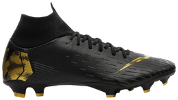 Кроссовки Nike Mercurial Superfly 6 Pro FG 'Black Gold', черный ah7368 077 | black