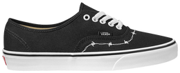 Кроссовки Vans Authentic 'Barbed - Black White', черный vn000d7ybzw | black