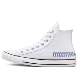 Кеды Converse Chuck Taylor All Star High Top Retro Sports Skateboarding Shoes White Blue, белый a00779c | white