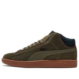 Кеды Puma Smash v2 Mid WTR 'Plaid - Grape Leaf', зеленый 385174-03 | green