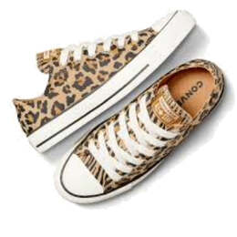 Кроссовки (WMNS) Converse Chuck Taylor All Star Leopard 'Yellow Black White', желтый a10145c | yellow