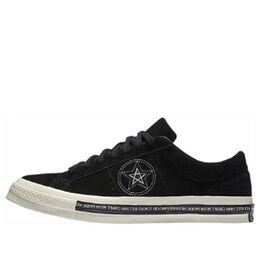 Кеды (WMNS) Converse One Star 74 Ox Neighborhood Black, черный 158601c | black