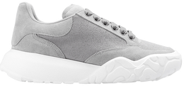 Кроссовки Alexander McQueen Wmns Court Trainer 'True Grey', серый 685675 wia58 1813 | grey