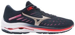 Кроссовки Mizuno Wmns Wave Rider 24 'Navy Red', синий j1gd200343 | blue