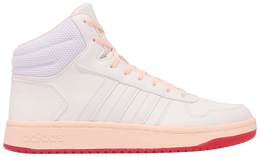 Кроссовки Adidas Wmns Hoops 2.0 Mid 'White Power Pink', белый fw9355 | white