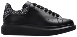 Кроссовки Alexander McQueen Wmns Oversized Sneaker 'Black Glitter', черный 558945 wia4y 1081 | black