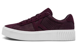 Кроссовки для скейтбординга женские, низкие, бордовые Kappa k0865cc29-494