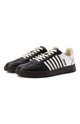 Кожаные кеды Boxer Dsquared2 snm0442/01501451