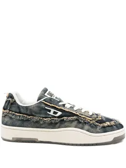 Diesel frayed denim sneakers 30335583
