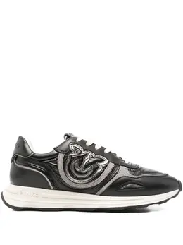 Pinko leather logo-detail sneakers 31135865