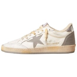 Кроссовки Golden Goose Ballstar Leather Sneakers, белый/серый gmf00117.f005833.11854 | white/gray