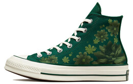 1970-е годы. Женские кеды с высоким берцем. Зеленый/белый. Converse a01712c