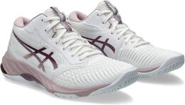 Кроссовки Asics Women's Netburner Ballistic FF MT 3 Volleyball Shoe, цвет White/Watershed Rose 9956210 | white/watershed rose