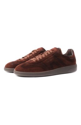 Замшевые кеды Santoni wbpg61415dktttyd