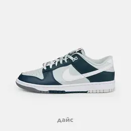 Кроссовки Nike Dunk Low, полнота 5 (RU)/ на среднюю стопу, размер 44 EU, зеленый 4304908688