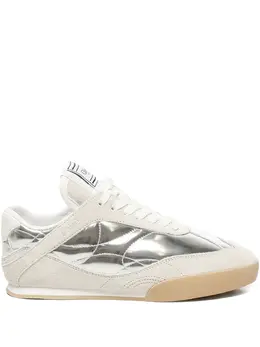 Chloé Kick metallic-panelled sneakers 31221067