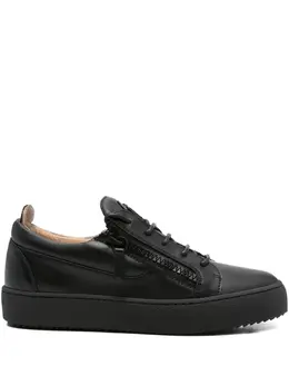 Кроссовки на шнуровке Giuseppe Zanotti, черный 31113601 | черный