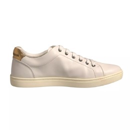 Белые кожаные кроссовки с сердечками Dolce & Gabbana 8053286284062 | white