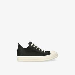 Кроссовки замшевые Rick Owens, черный / белый r04501344 | blk/white
