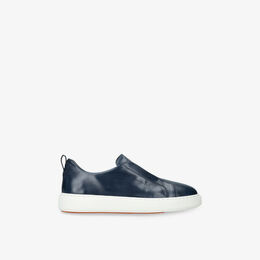 Кроссовки кожаные Santoni Victory Icon, синий r04472068 | navy