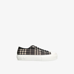 Кроссовки Burberry Jack Canvas, черный / белый r04418461 | black/comb