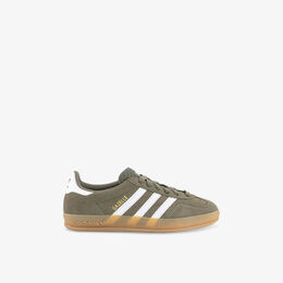 Adidas Кроссовки Adida Gazelle для зала из замши, белый r04444246 | olive strata white gold