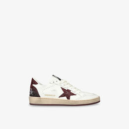 Кеды низкие женские Golden Goose Ball Star, белый / красный r04482619 | white/red