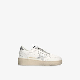 Кроссовки кожаные Golden Goose Ballstar 2, белый / серебряный r04386947 | white/comb