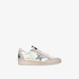 Кроссовки кожаные Golden Goose Ball Star, белый / розовый r04386943 | white/comb