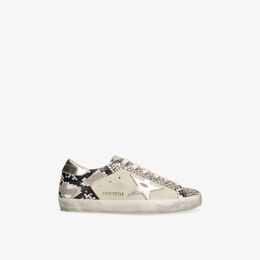 Кроссовки кожаные Golden Goose Super Star, бежевый / серый r04397600 | beige comb